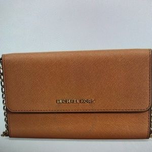Brown cross body